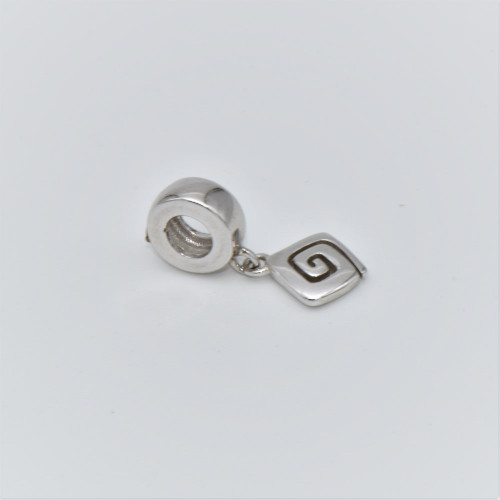 Silver Element  (meander)  hand made traditional Greek jewellery